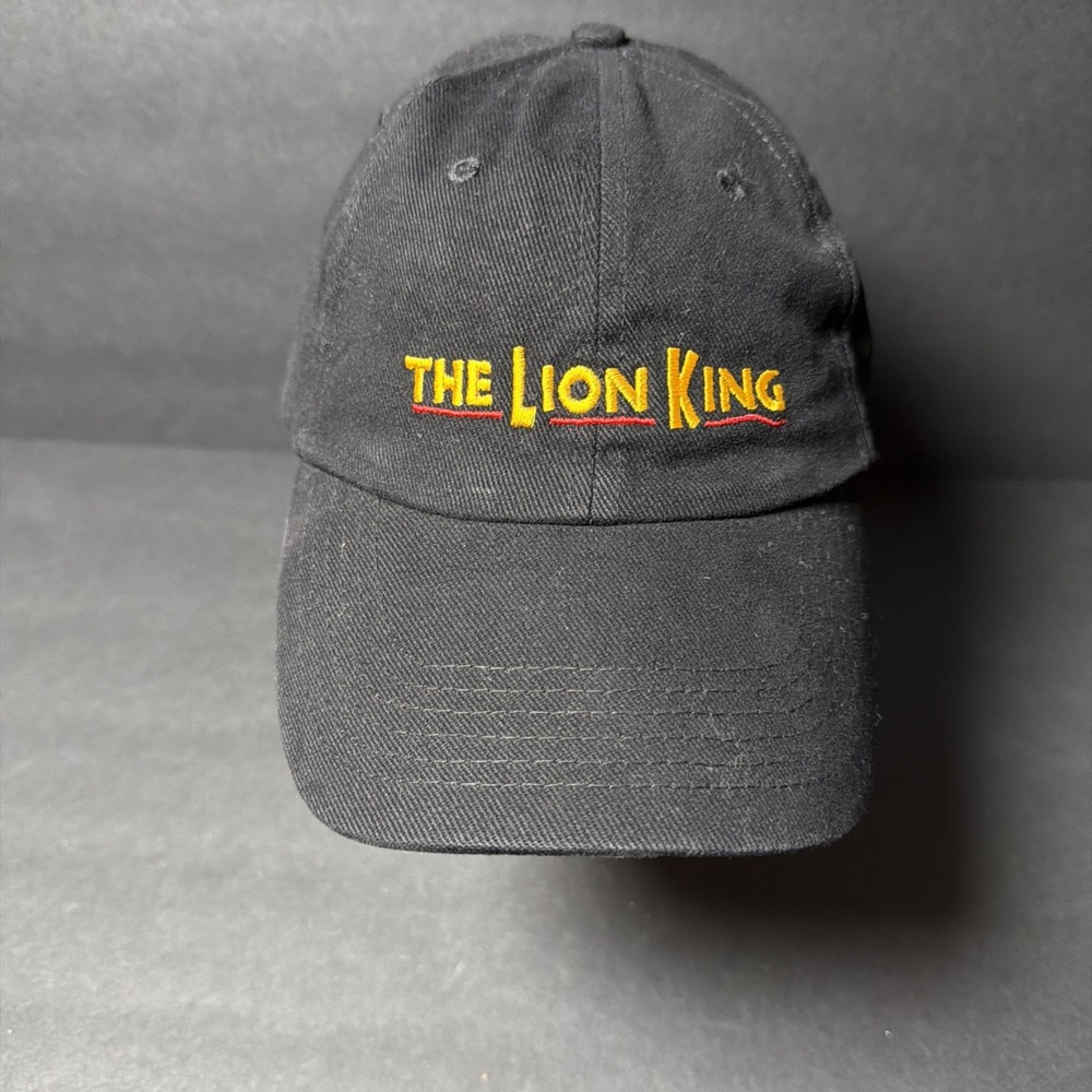 Disney The Lion King The Broadway Musical VIP Black Adjustable Baseball Hat Cap
